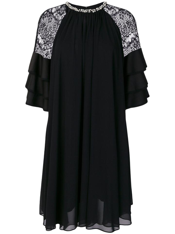 Edward Achour Paris Flared Midi Dress - Black