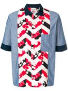 Maison Kitsuné Patchwork Shirt - Multicolour