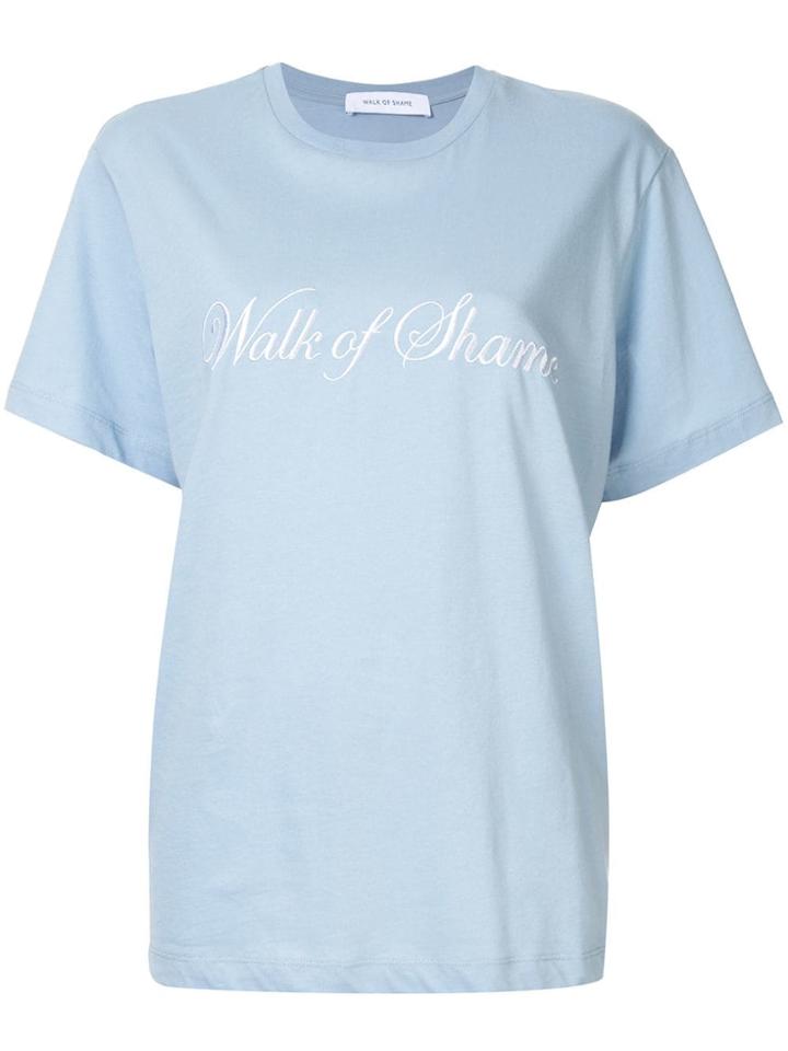 Walk Of Shame Logo T-shirt - Blue