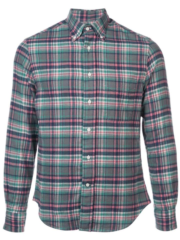 Gitman Vintage Candy Flannel Shirt - Green
