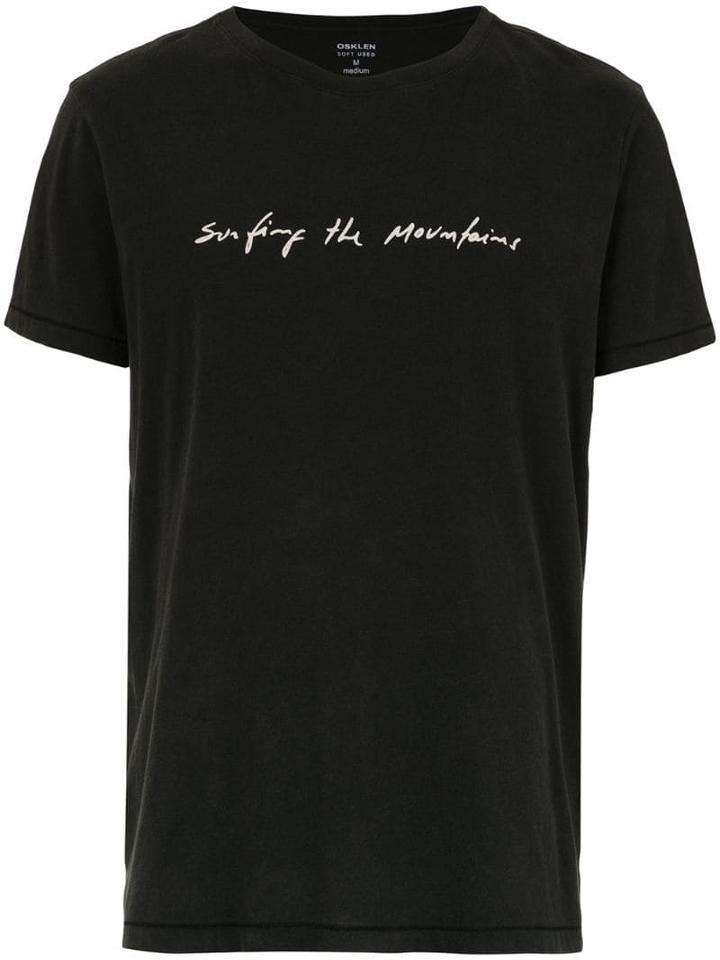 Osklen Used Surfing T-shirt - Black