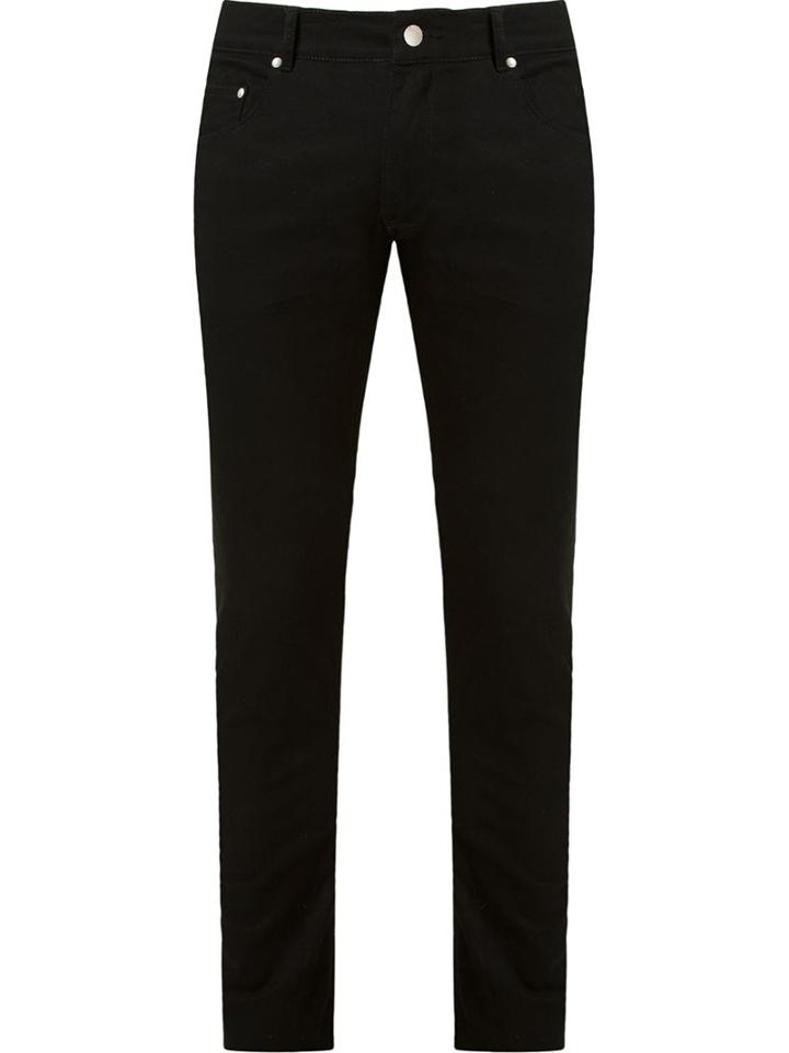Amapô Straight Trousers, Men's, Size: 44, Black, Cotton/spandex/elastane