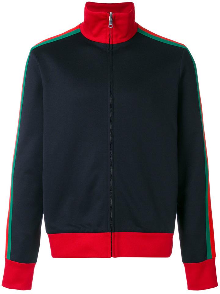 Gucci - Modern Future Angry Cat Bomber - Men - Cotton/polyamide/polyester - Xl, Blue, Cotton/polyamide/polyester