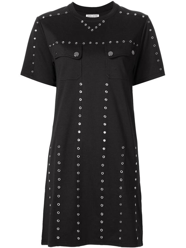 Opening Ceremony Eyelets Detailing Dress