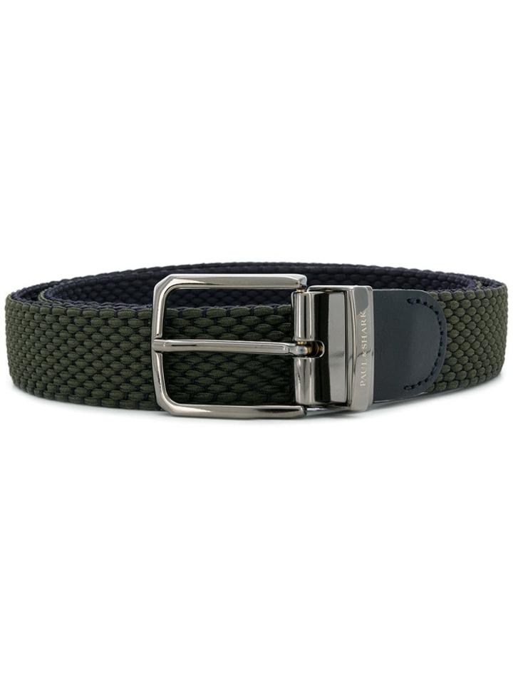 Paul & Shark Textured Belt - Green