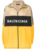 Balenciaga Nylon Tracksuit Jacket - Neutrals