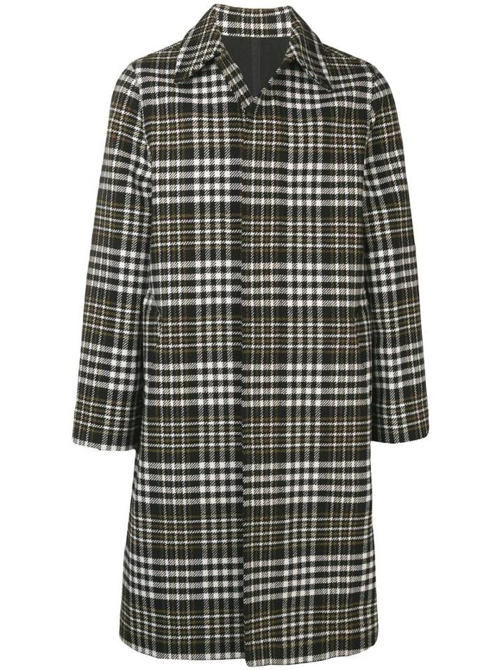 Ami Paris Bonded Mac Coat - Green