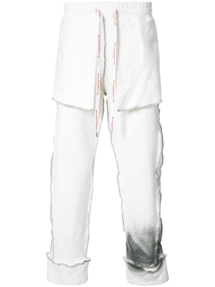 A-cold-wall* Inside Out Drawstring Trousers - White