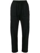 Juun.j Cargo Pocket Tapered Trousers - Black