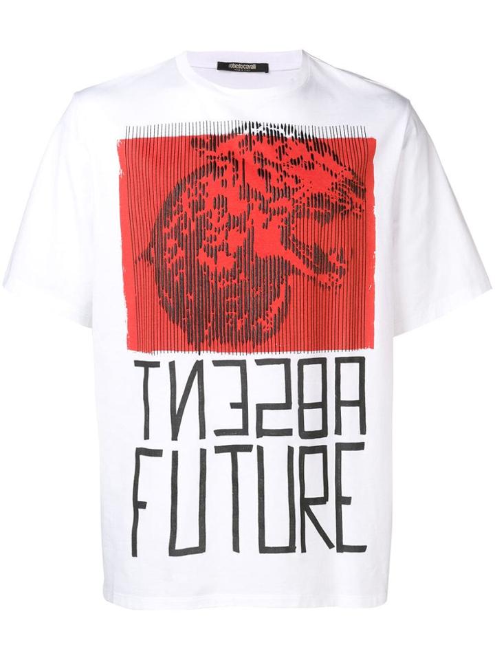 Roberto Cavalli 'absent Future' T-shirt - White
