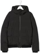 Woolrich Kids Hooded Zipped Jacket - Black