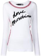 Love Moschino Baseball Seam T-shirt - White
