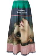 Undercover Printed Maxi Skirt, Women's, Size: 1, Silk
