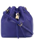 Dolce & Gabbana Claudia Bucket Shoulder Bag, Women's, Pink/purple, Calf Leather