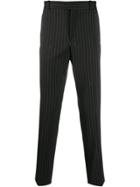 Kenzo Pinstriped Tailored Trousers - Black