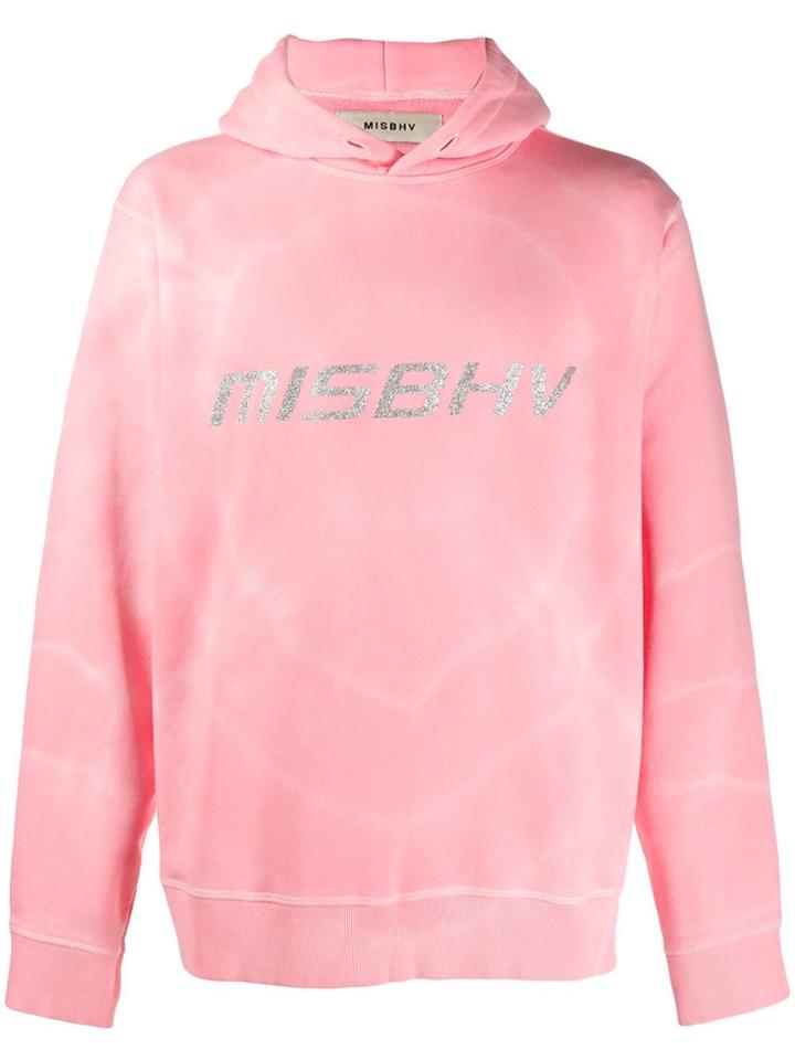 Misbhv Logo Print Hoodie - Pink