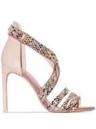 Sophia Webster Multicoloured Danae 100 Crystal Sandals - Pink