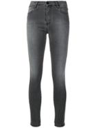 Brocken Bow Cropped Faded Skinny Jeans - Black