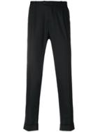 Paolo Pecora Tailored Trousers - Black