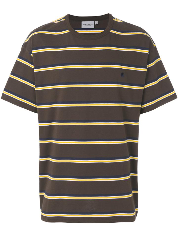 Carhartt Striped T-shirt - Brown