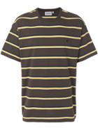 Carhartt Striped T-shirt - Brown