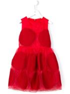 Simonetta Round Panel Dress, Toddler Girl's, Size: 2 Yrs, Red