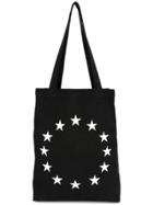Études Embroidered Star Tote - Black