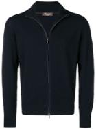 Loro Piana Zip Front Cardigan - Blue