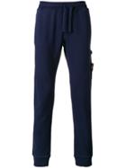 Stone Island Fitted Track Trousers - Blue