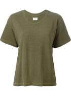 Simon Miller Round Neck T-shirt, Women's, Size: 1, Green, Silk/cotton