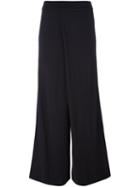 System Front Pleat Knitted Palazzo Pants