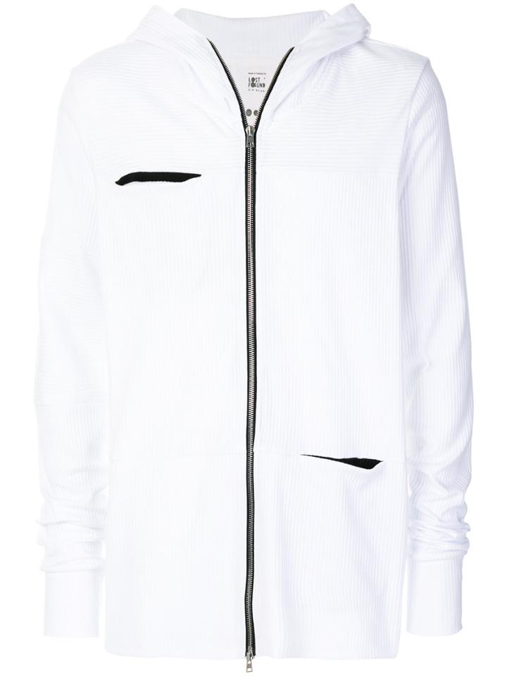 Lost & Found Rooms Ribbed Hoodie - White
