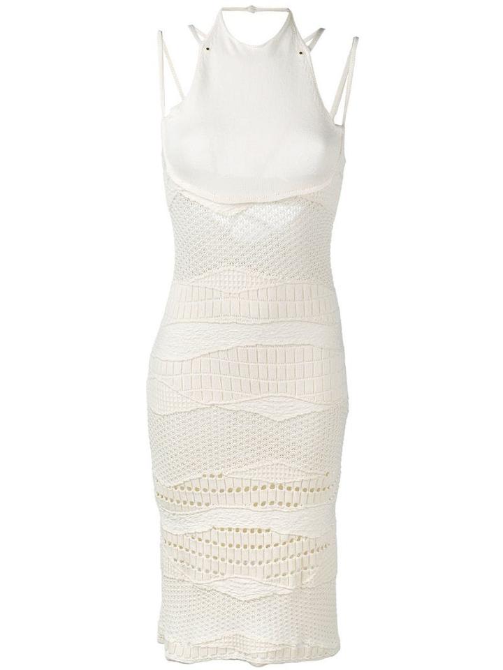 Esteban Cortazar Crochet Knitted Dress - Neutrals