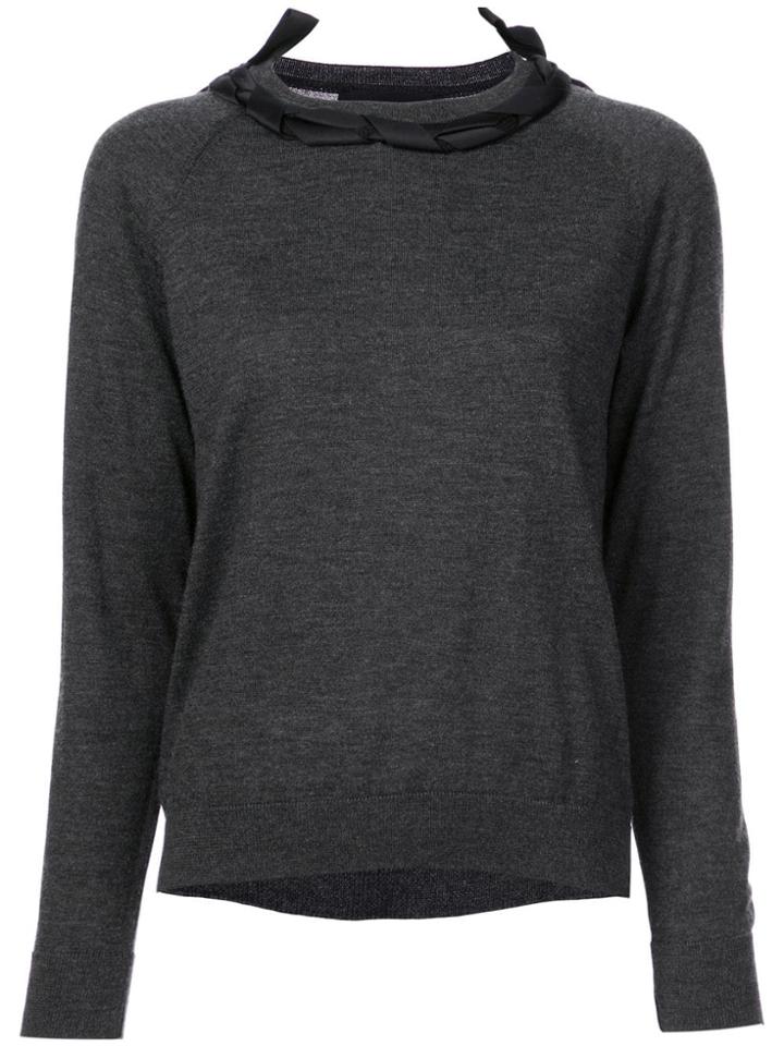 Simone Rocha Ribbon Detail Sweater - Grey