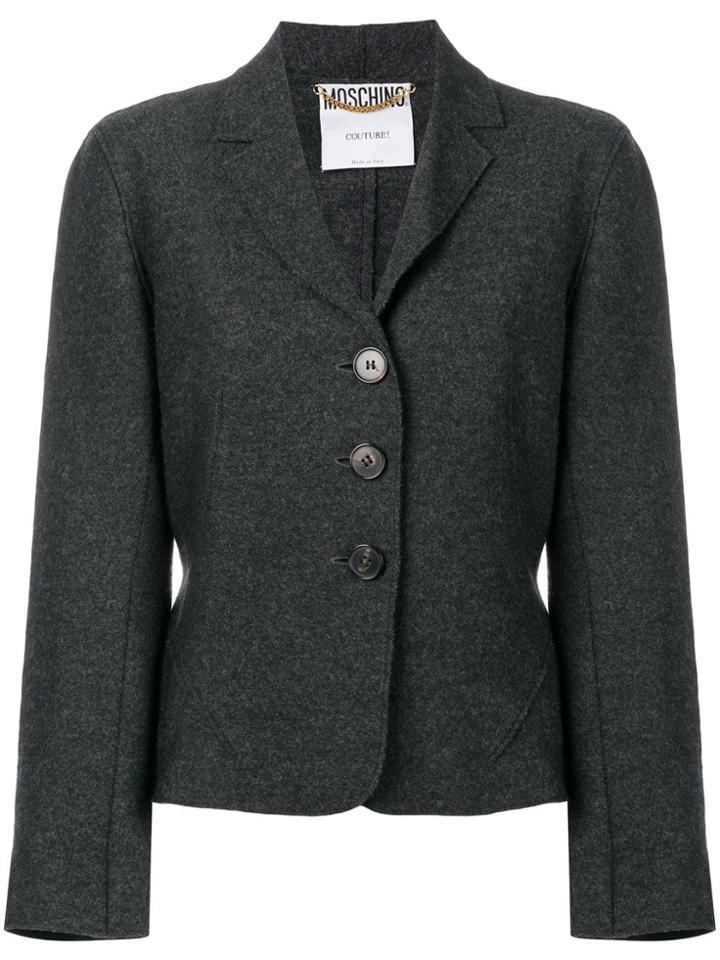 Moschino Vintage Fitted Jacket - Grey