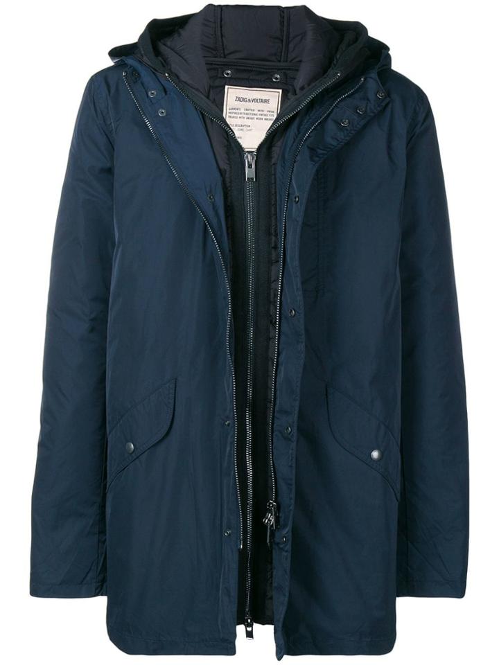 Zadig & Voltaire Padded Waistcoat - Blue