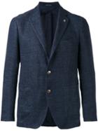 Tagliatore - Two-button Blazer - Men - Cotton/linen/flax - 50, Blue, Cotton/linen/flax