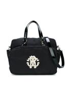 Roberto Cavalli Kids Logo Embroidered Changing Bag - Black