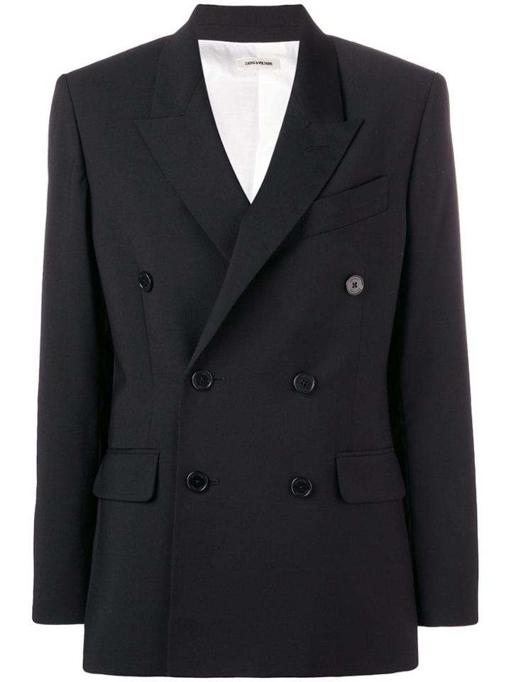 Zadig & Voltaire Fashion Show Double-breasted Blazer - Black