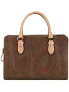 Etro Medium Double Handles Tote, Women's, Brown