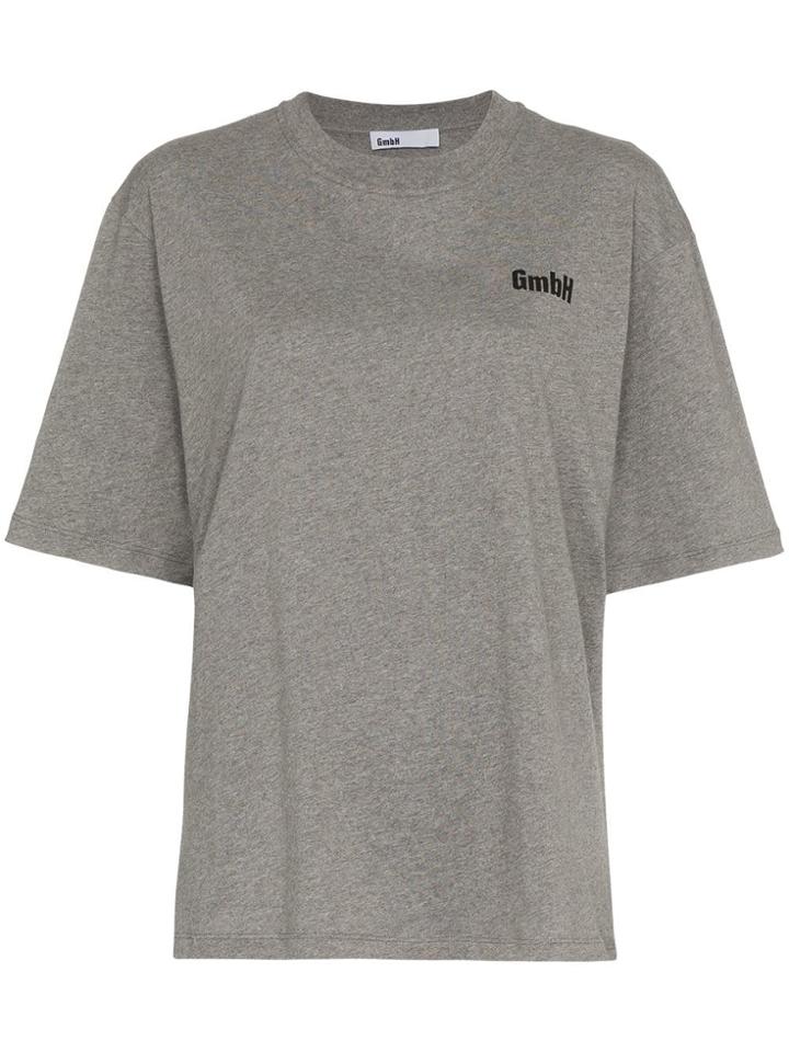 Gmbh Gmbhxbrwns Cn Ss Tee W Frnt Prnt - Grey