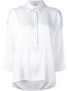 P.a.r.o.s.h. Safira Shirt, Size: Medium, Nude/neutrals, Silk/spandex/elastane