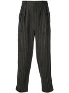 Isabel Marant Pinstripe Trousers - Black