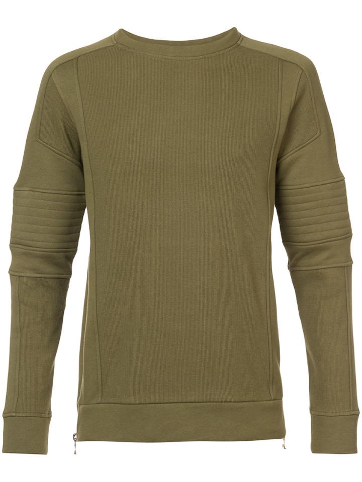 Balmain Biker Sweater - Green