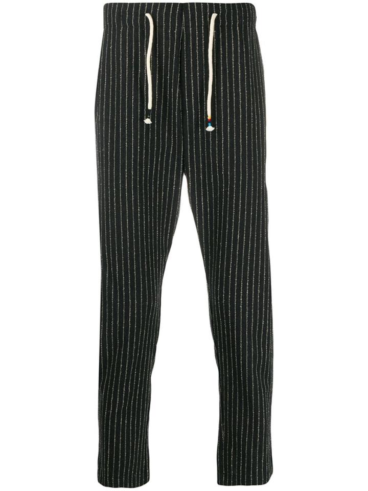 The Silted Company Striped Trousers - Black
