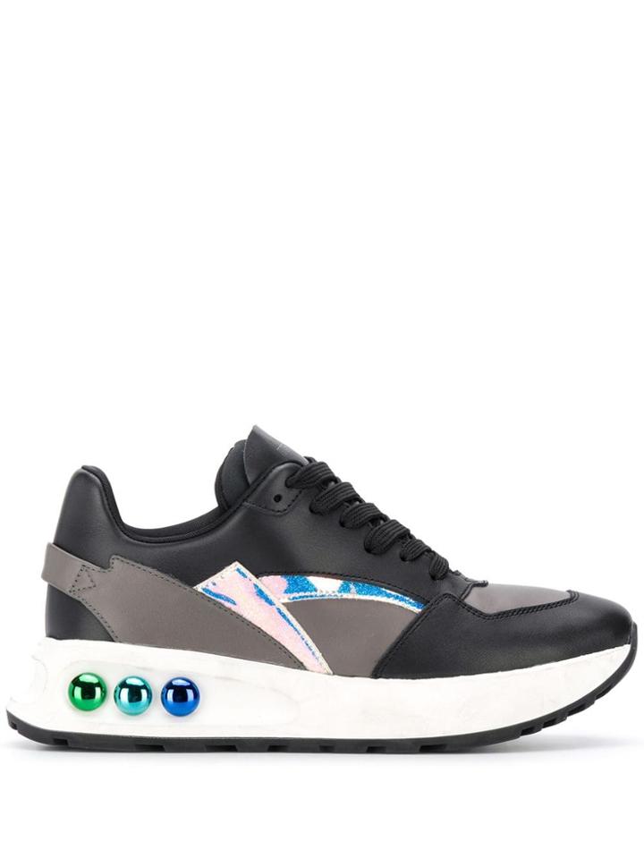 Nicholas Kirkwood Nkp3 Lace Up Sneakers - Black