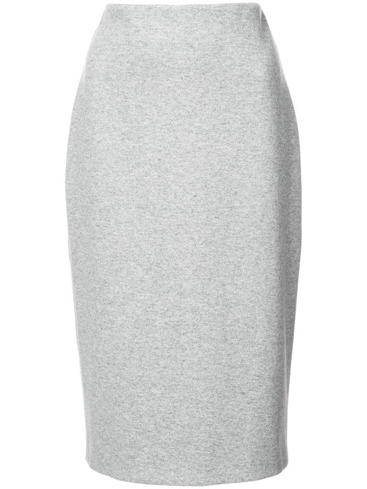Sally Lapointe - Pencil Skirt - Women - Silk/polyester/spandex/elastane/polyimide - 2, Grey, Silk/polyester/spandex/elastane/polyimide