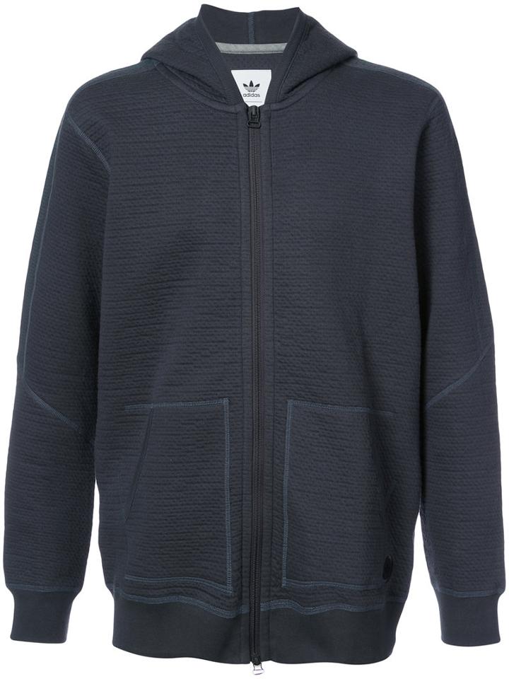 Adidas X Wings + Horns - Zipped Hoodie - Men - Cotton/polyester - Xl, Blue, Cotton/polyester