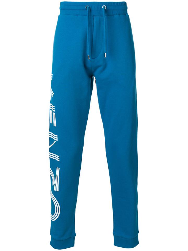 Kenzo Logo Track Pants - Blue