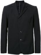 Kazuyuki Kumagai Classic Blazer, Men's, Size: 2, Black, Polyester/triacetate